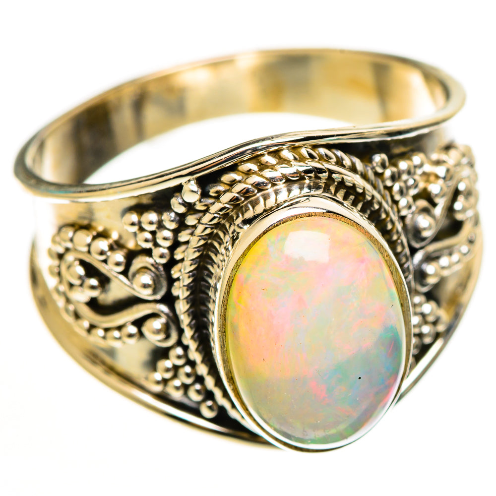 Ethiopian Opal Rings handcrafted by Anasilvercos - RING112721 - Photo 2
