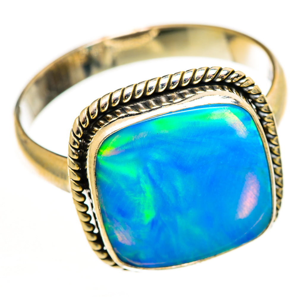 Aura Opal Rings handcrafted by Anasilvercos - RING112722 - Photo 2
