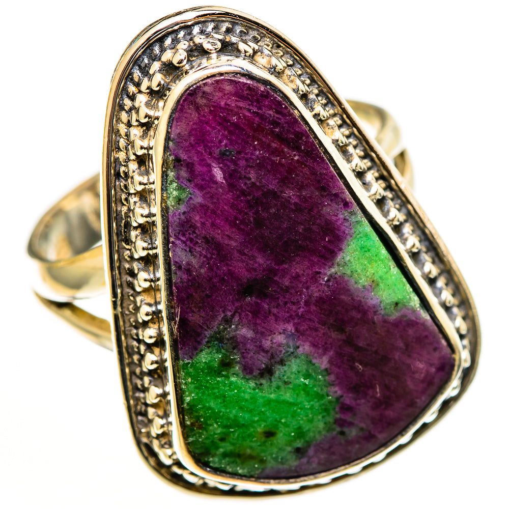 Ruby Zoisite Rings handcrafted by Anasilvercos - RING112752 - Photo 2