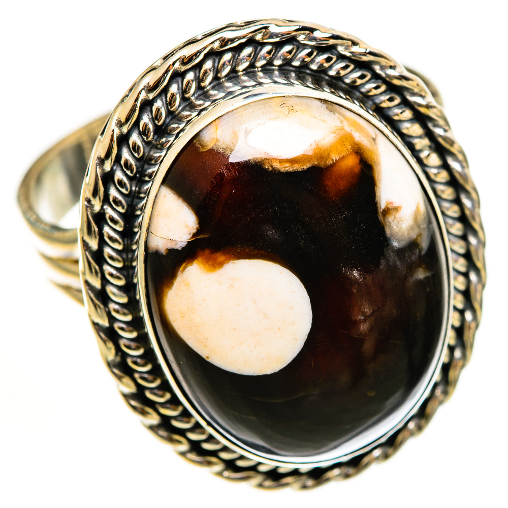 Peanut Wood Jasper Rings handcrafted by Anasilvercos - RING112772 - Photo 2