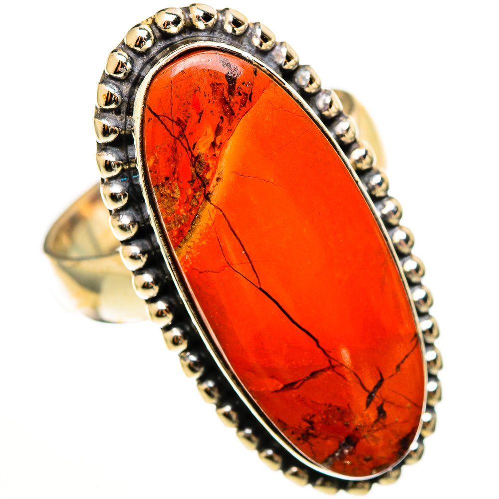 Red Jasper Rings handcrafted by Anasilvercos - RING112773 - Photo 2