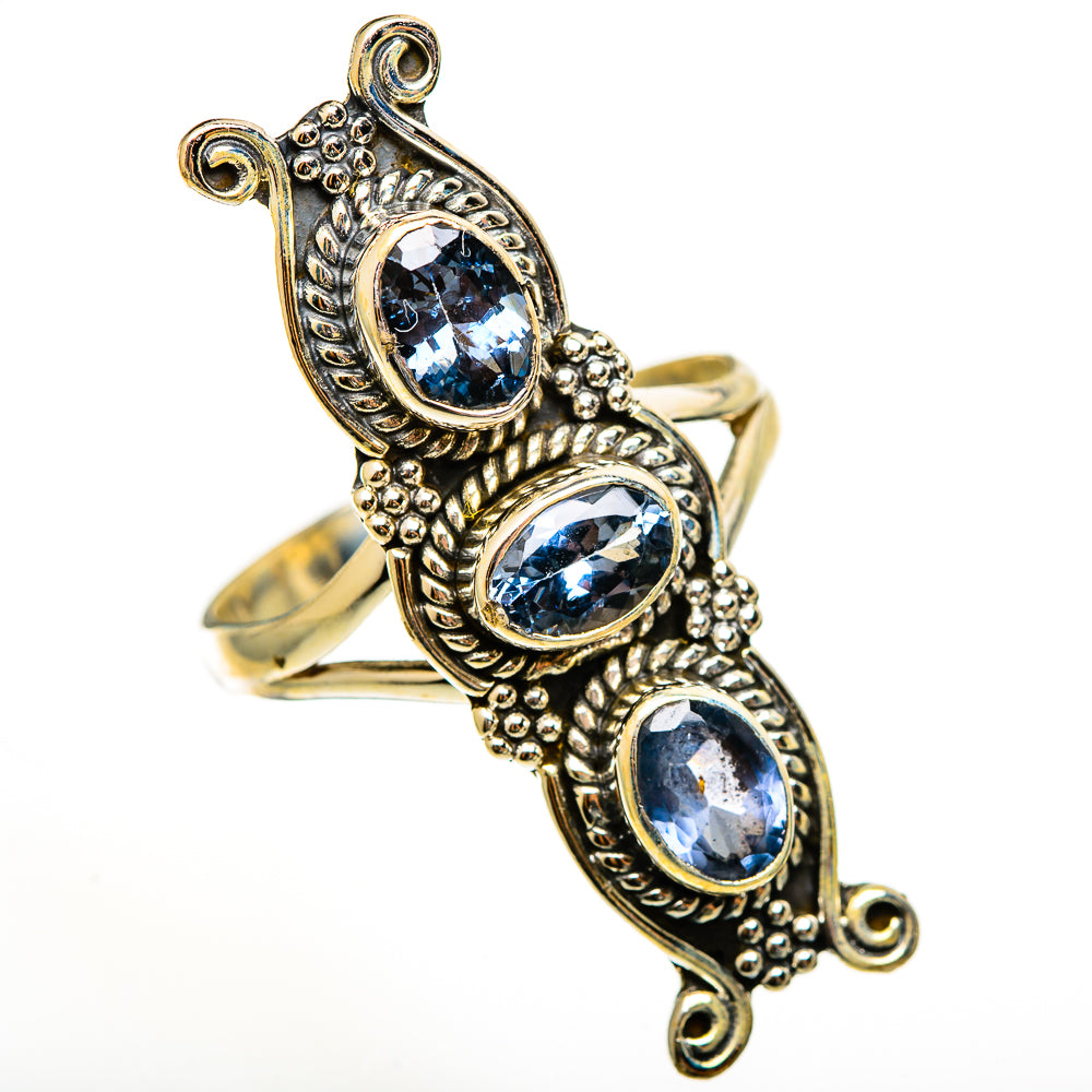 Blue Spinel Rings handcrafted by Anasilvercos - RING112802 - Photo 2