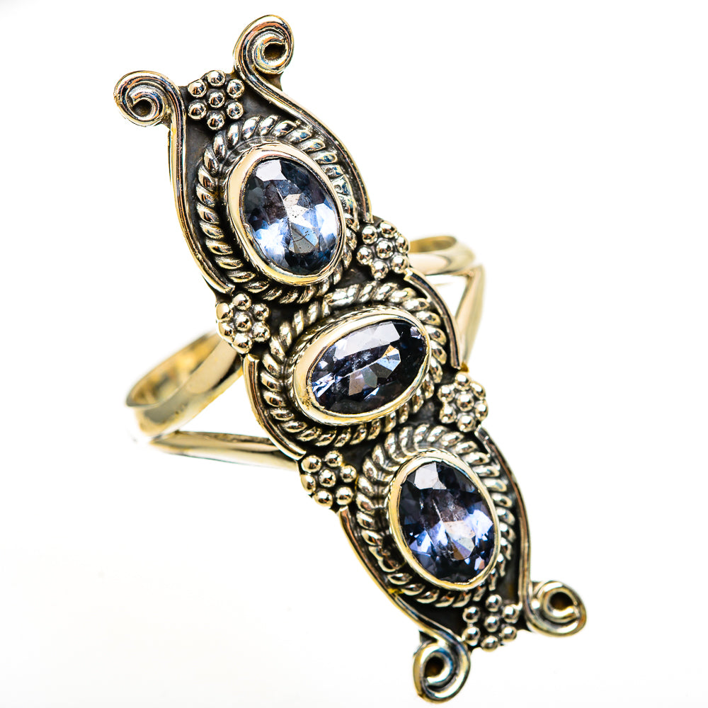 Blue Spinel Rings handcrafted by Anasilvercos - RING112826 - Photo 2