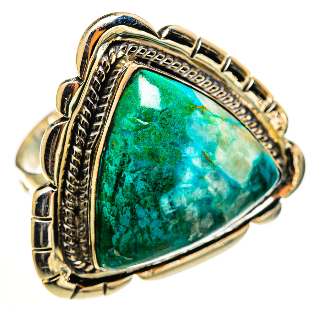 Chrysocolla Rings handcrafted by Anasilvercos - RING112833 - Photo 2