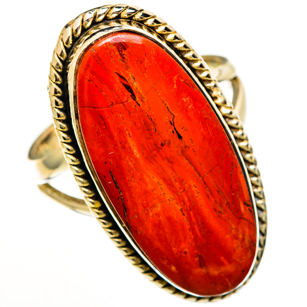 Red Jasper Rings handcrafted by Anasilvercos - RING112852 - Photo 2