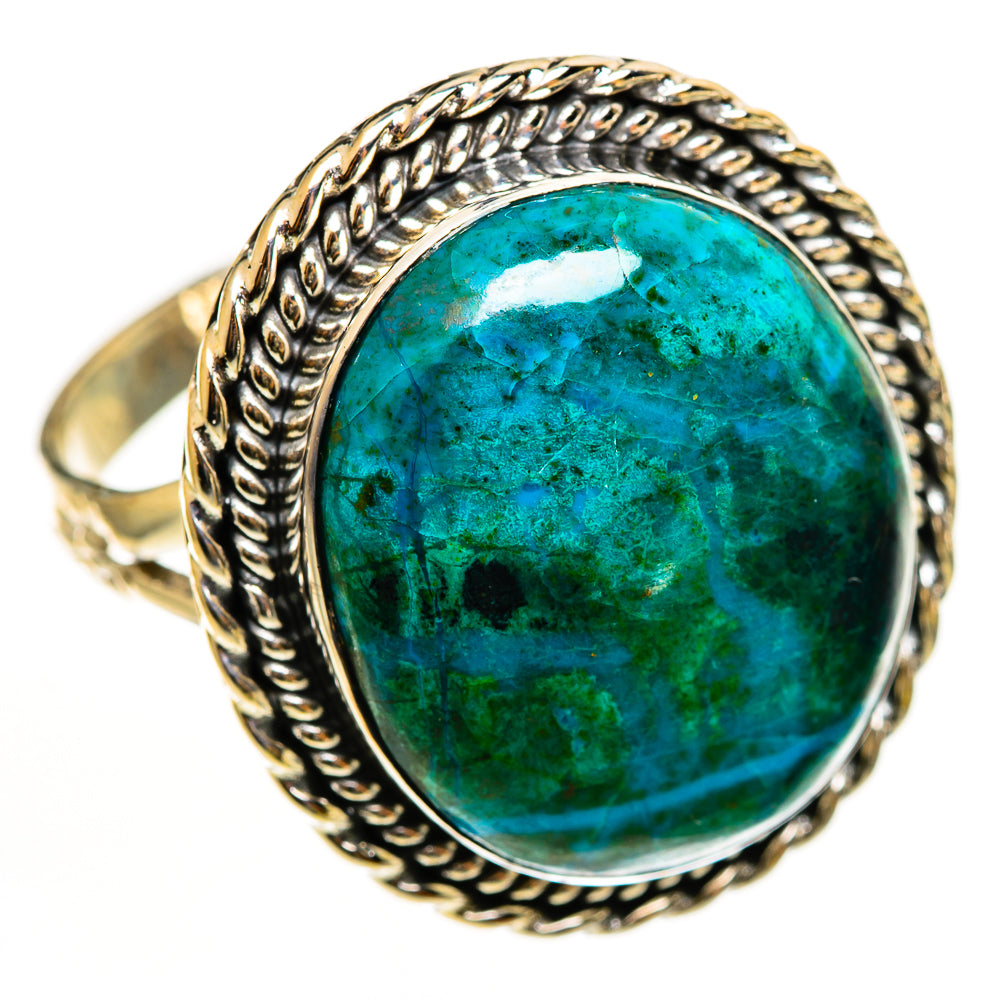 Chrysocolla Rings handcrafted by Anasilvercos - RING112872 - Photo 2