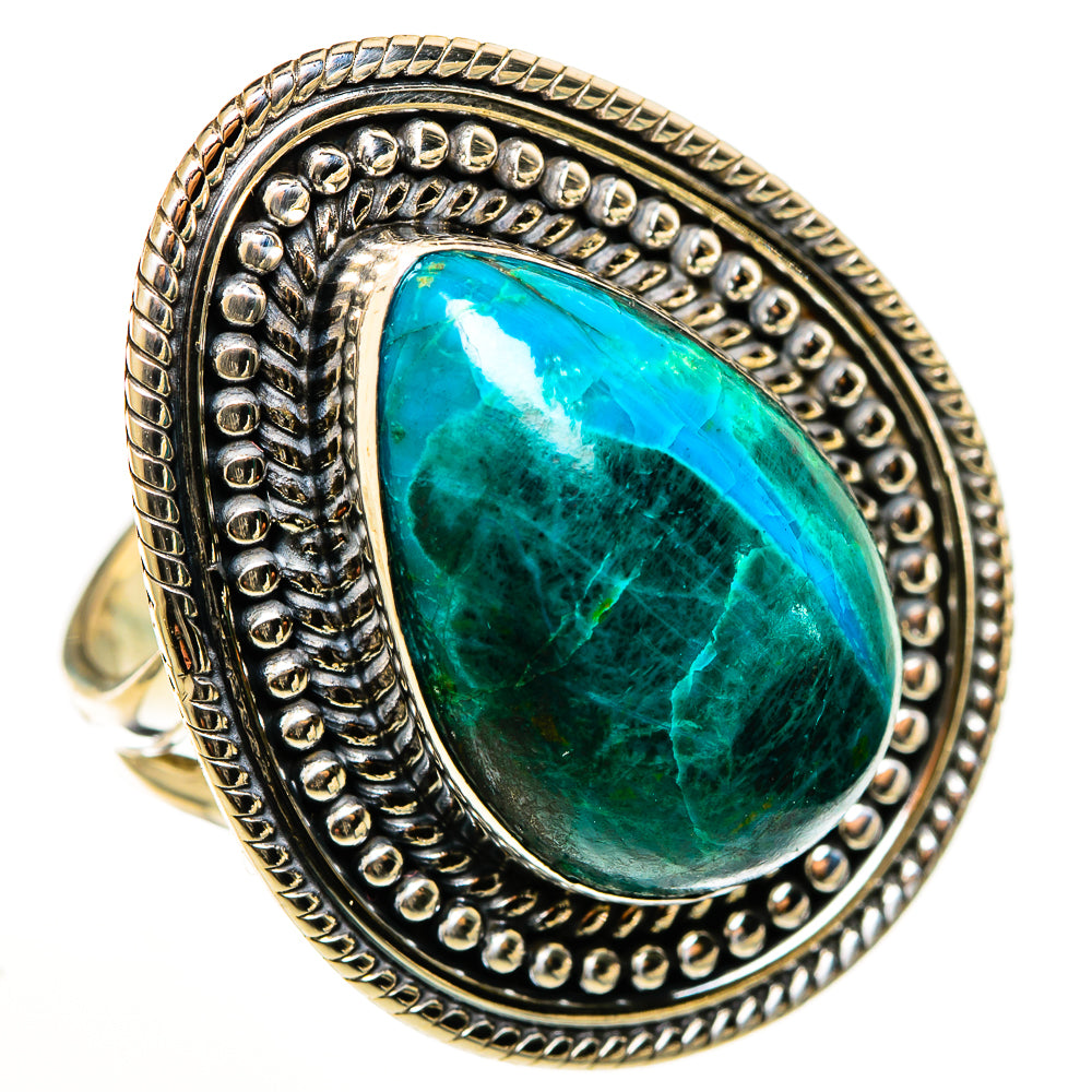 Chrysocolla Rings handcrafted by Anasilvercos - RING112874 - Photo 2