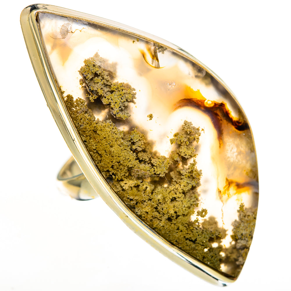 Indonesian Plume Agate Rings handcrafted by Anasilvercos - RING112911 - Photo 2