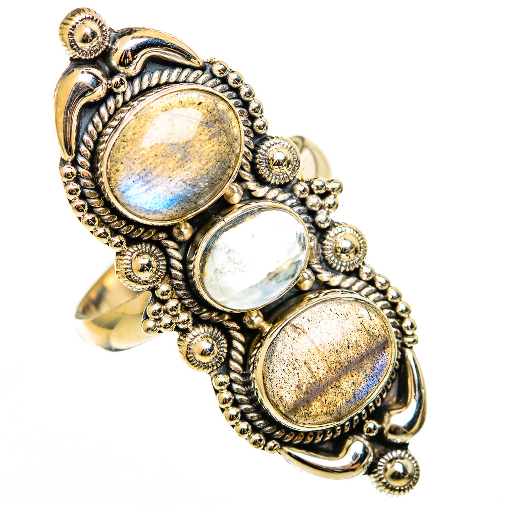 Labradorite Rings handcrafted by Anasilvercos - RING112930 - Photo 2