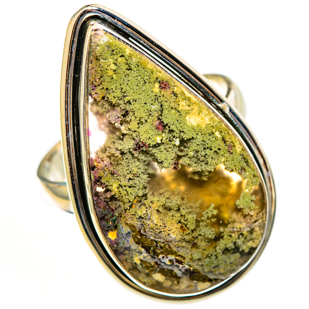 Indonesian Plume Agate Rings handcrafted by Anasilvercos - RING112950 - Photo 2