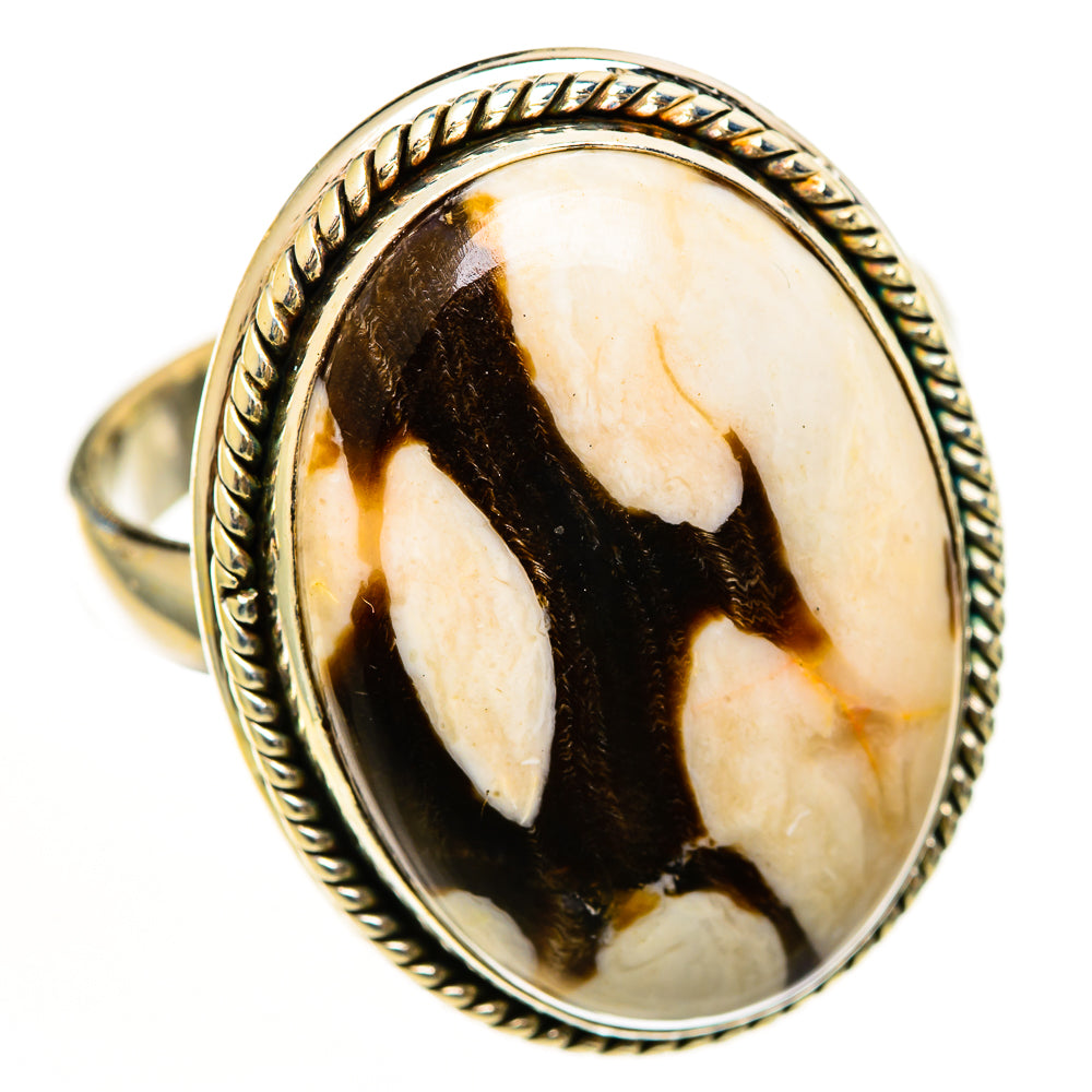 Peanut Wood Jasper Rings handcrafted by Anasilvercos - RING112951 - Photo 2