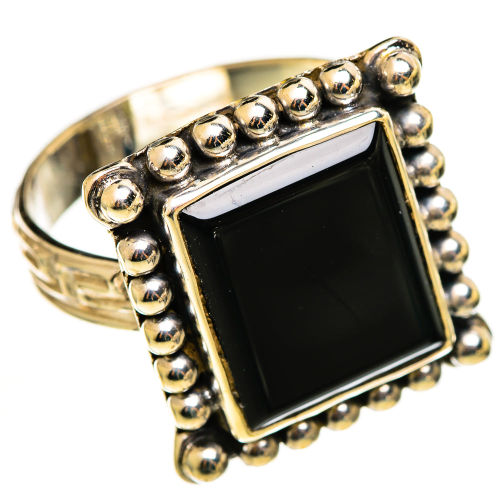 Black Onyx Rings handcrafted by Anasilvercos - RING112971 - Photo 2