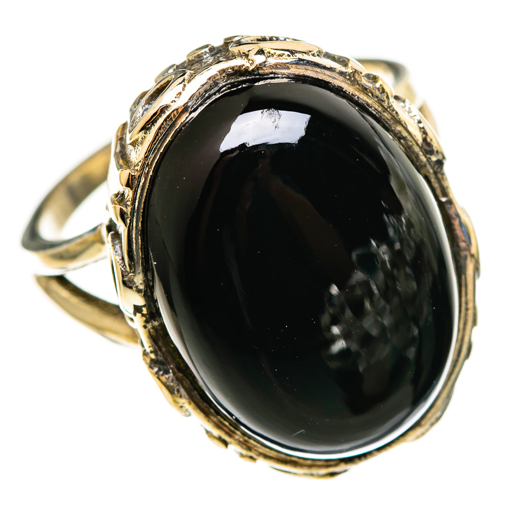 Black Onyx Rings handcrafted by Anasilvercos - RING112972 - Photo 2