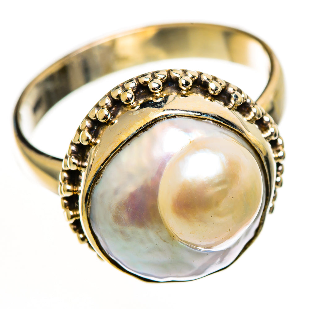 Mother Of Pearl Rings handcrafted by Anasilvercos - RING112976 - Photo 2