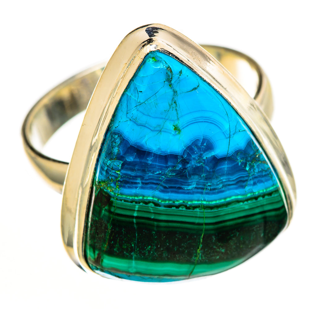 Malachite In Chrysocolla Rings handcrafted by Anasilvercos - RING112982 - Photo 2