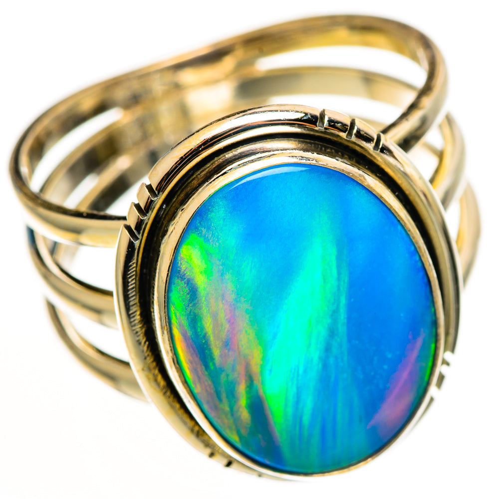 Aura Opal Rings handcrafted by Anasilvercos - RING112983 - Photo 2