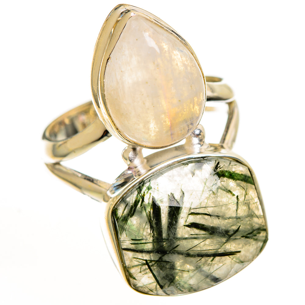 Tourmalinated Quartz Rings handcrafted by Anasilvercos - RING113004 - Photo 2