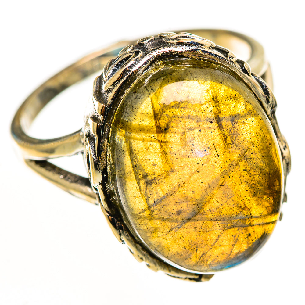 Labradorite Rings handcrafted by Anasilvercos - RING113018 - Photo 2
