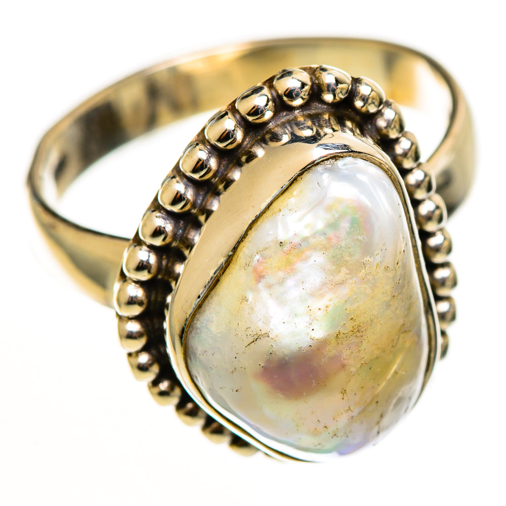 Mother Of Pearl Rings handcrafted by Anasilvercos - RING113039 - Photo 2