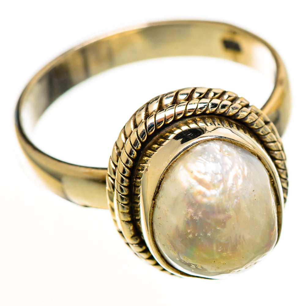 Mother Of Pearl Rings handcrafted by Anasilvercos - RING113042 - Photo 2