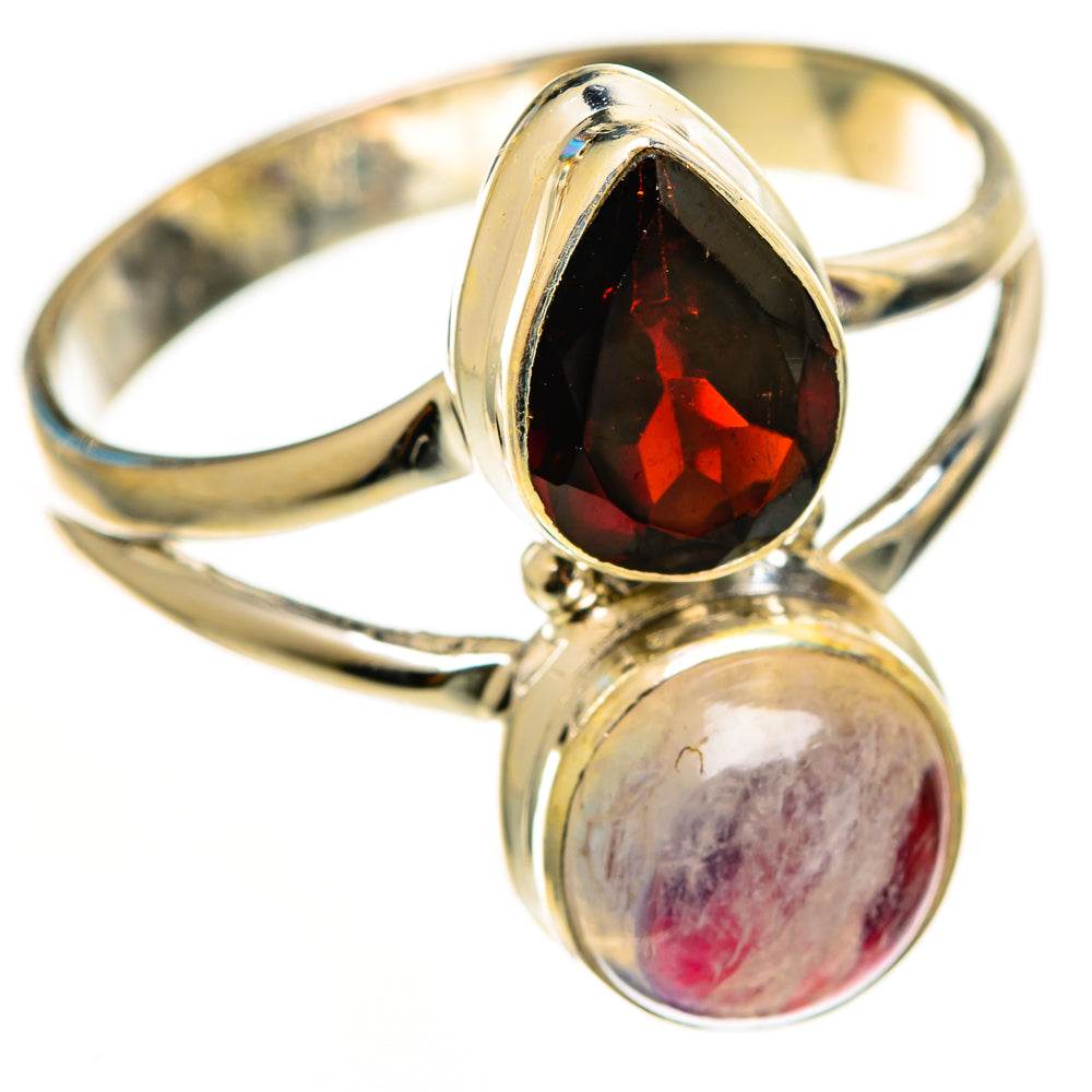 Pink Moonstone Rings handcrafted by Anasilvercos - RING113045 - Photo 2