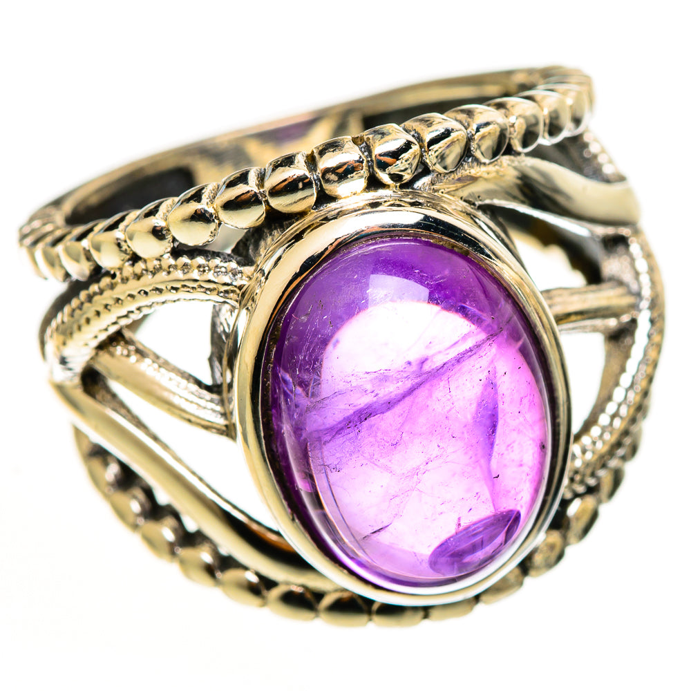 Amethyst Rings handcrafted by Anasilvercos - RING113100 - Photo 2