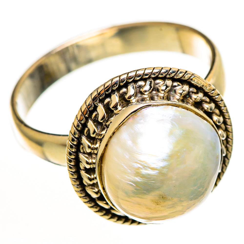 Cultured Pearl Rings handcrafted by Anasilvercos - RING113101 - Photo 2