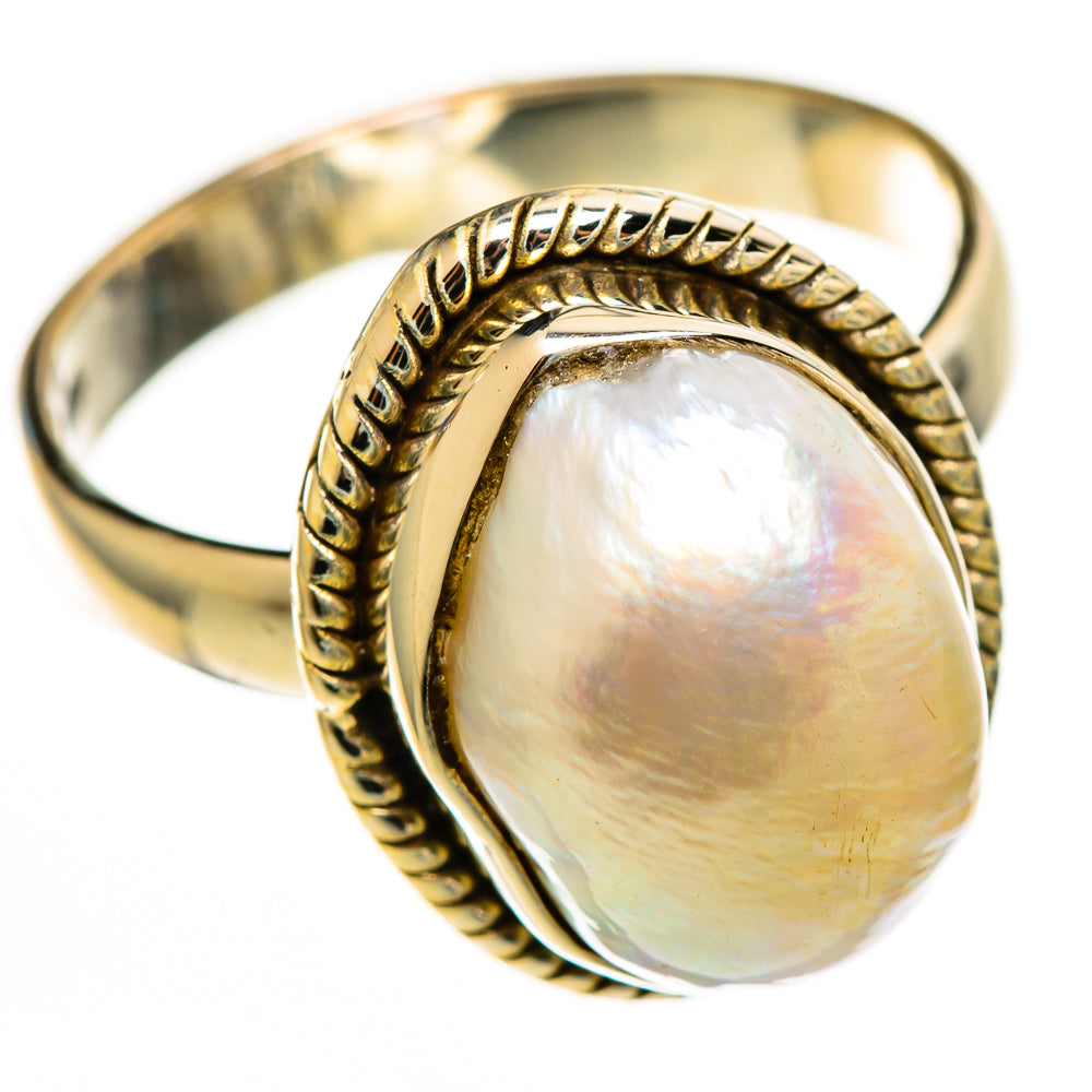 Cultured Pearl Rings handcrafted by Anasilvercos - RING113104 - Photo 2