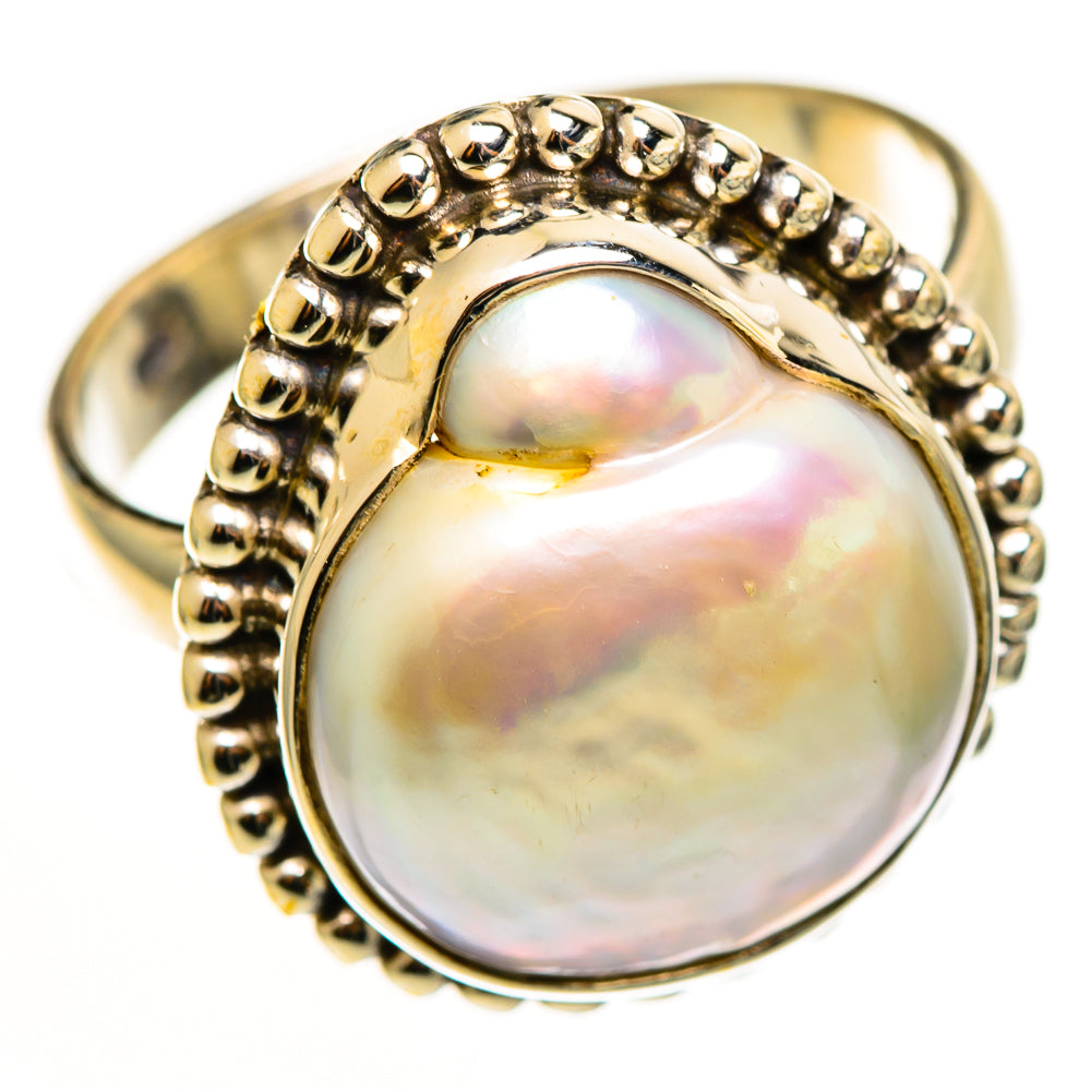 Mother Of Pearl Rings handcrafted by Anasilvercos - RING113157 - Photo 2