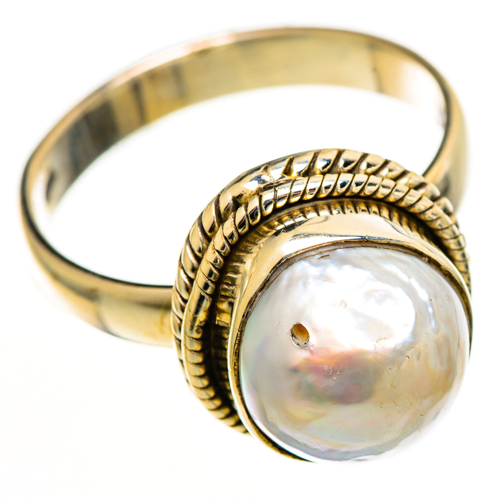 Mother Of Pearl Rings handcrafted by Anasilvercos - RING113182 - Photo 2