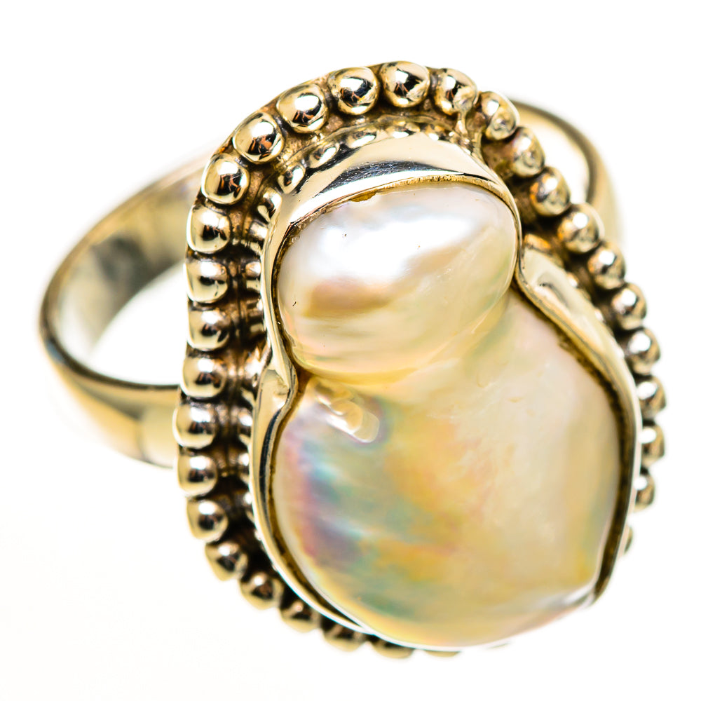 Mother Of Pearl Rings handcrafted by Anasilvercos - RING113183 - Photo 2