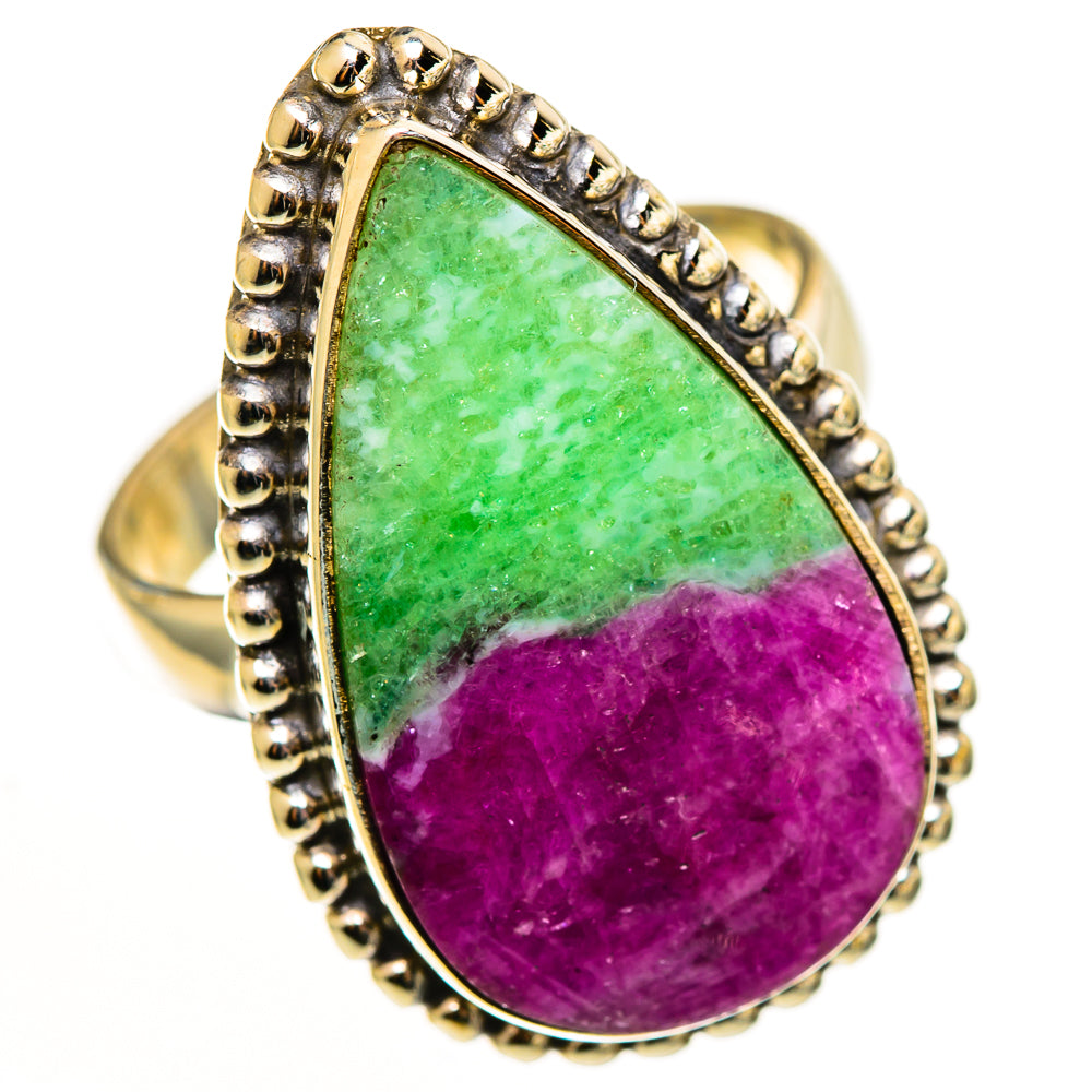 Ruby Zoisite Rings handcrafted by Anasilvercos - RING113187 - Photo 2