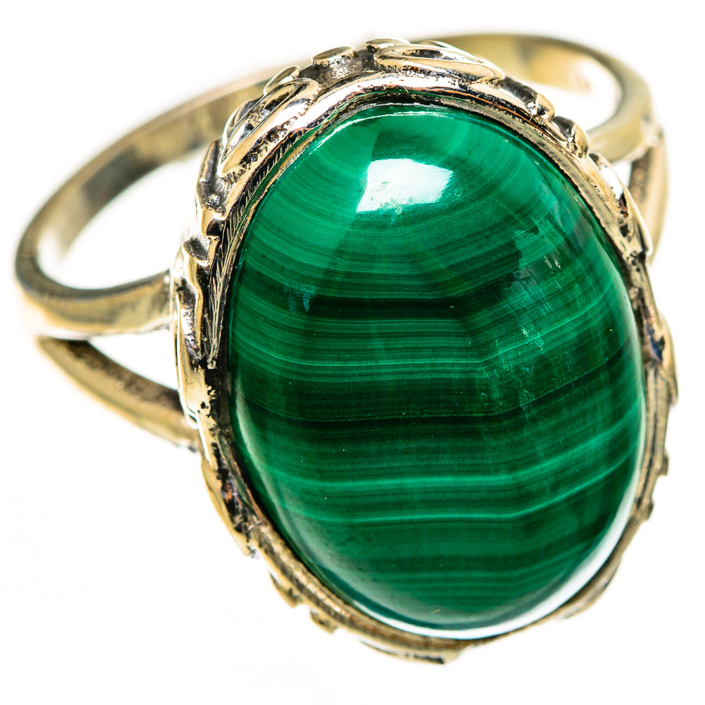 Malachite In Chrysocolla Rings handcrafted by Anasilvercos - RING113195 - Photo 2