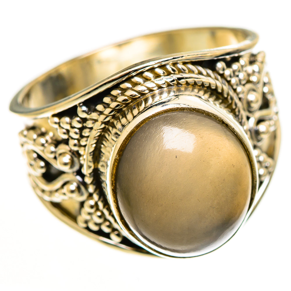 Chocolate Moonstone Rings handcrafted by Anasilvercos - RING113199 - Photo 2
