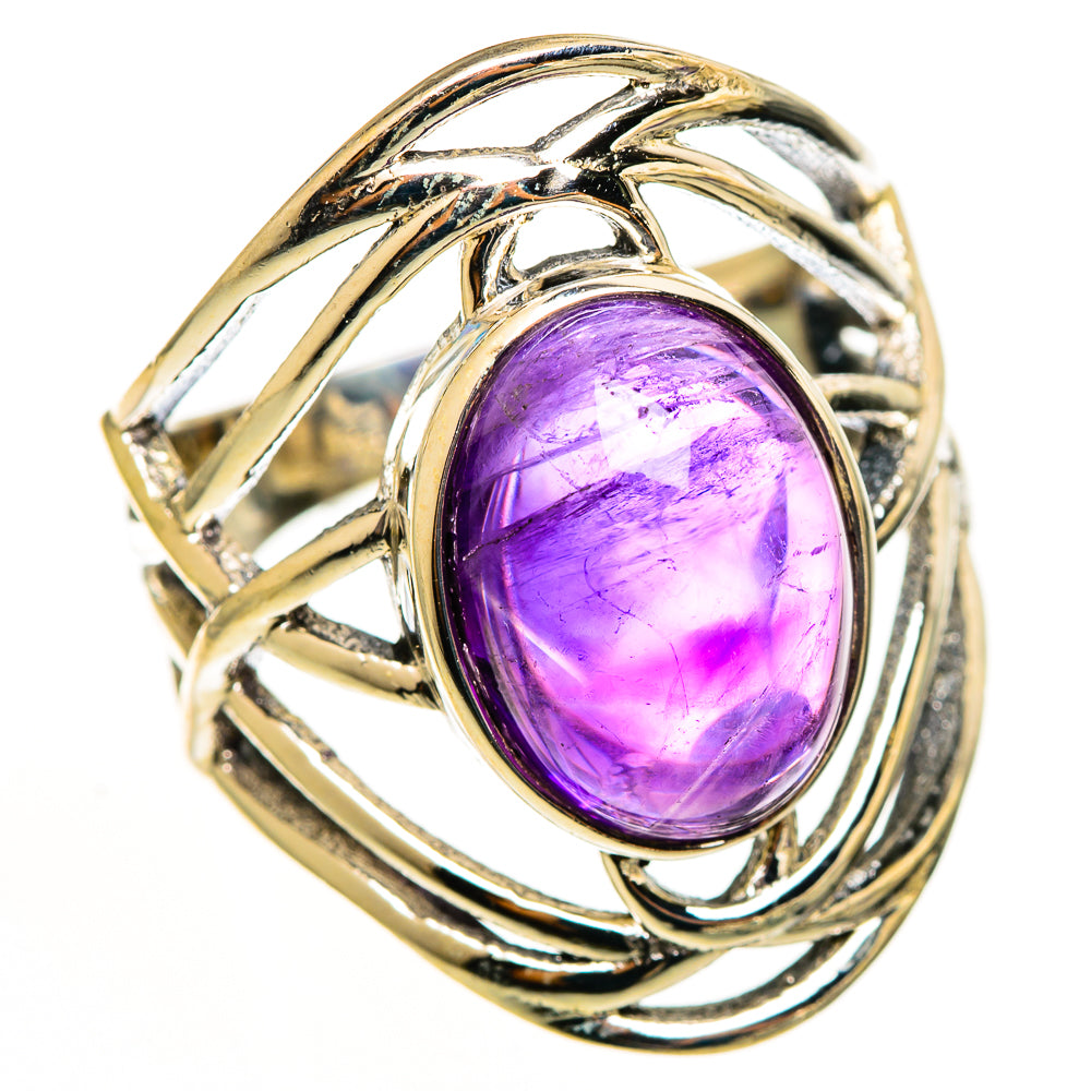 Amethyst Rings handcrafted by Anasilvercos - RING113201 - Photo 2