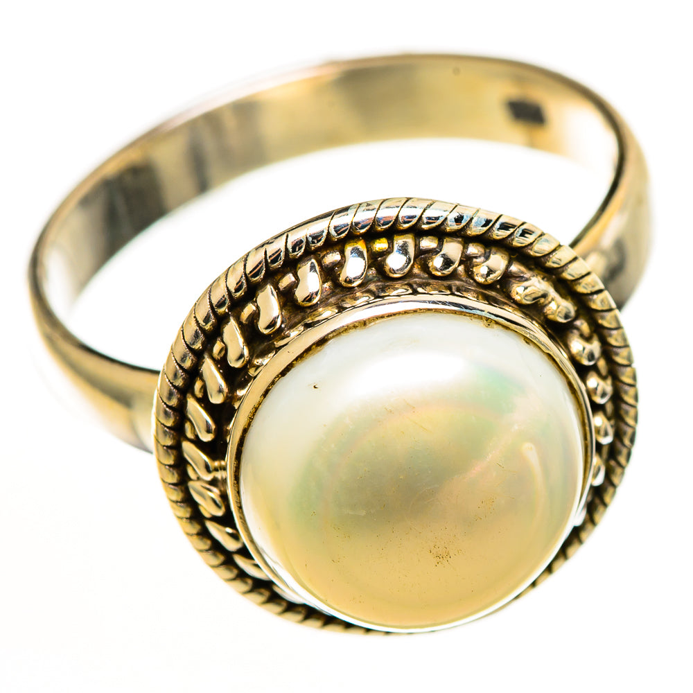 Cultured Pearl Rings handcrafted by Anasilvercos - RING113202 - Photo 2