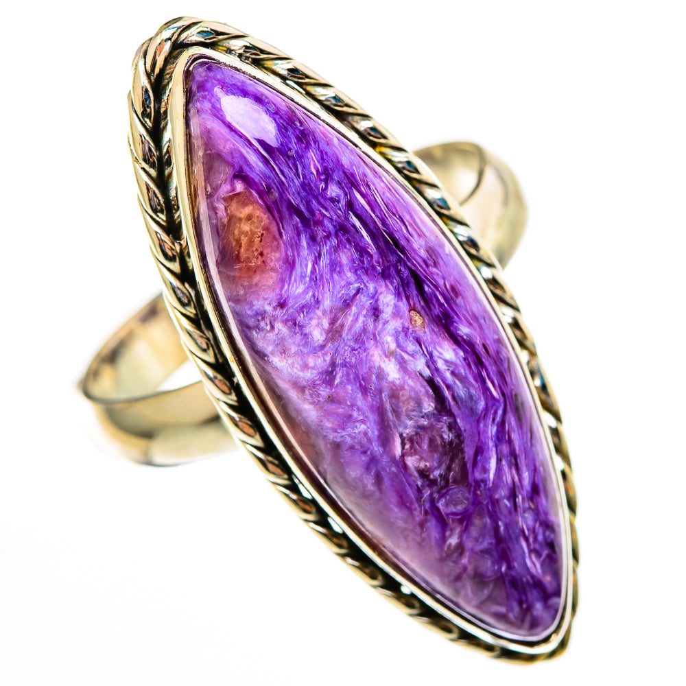 Charoite Rings handcrafted by Anasilvercos - RING113232 - Photo 2