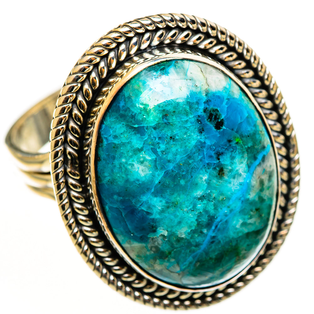 Chrysocolla Rings handcrafted by Anasilvercos - RING113247 - Photo 2