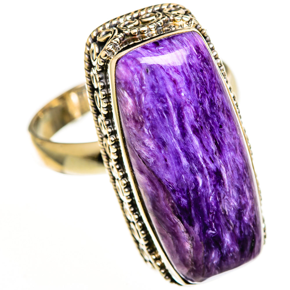 Charoite Rings handcrafted by Anasilvercos - RING113265 - Photo 2