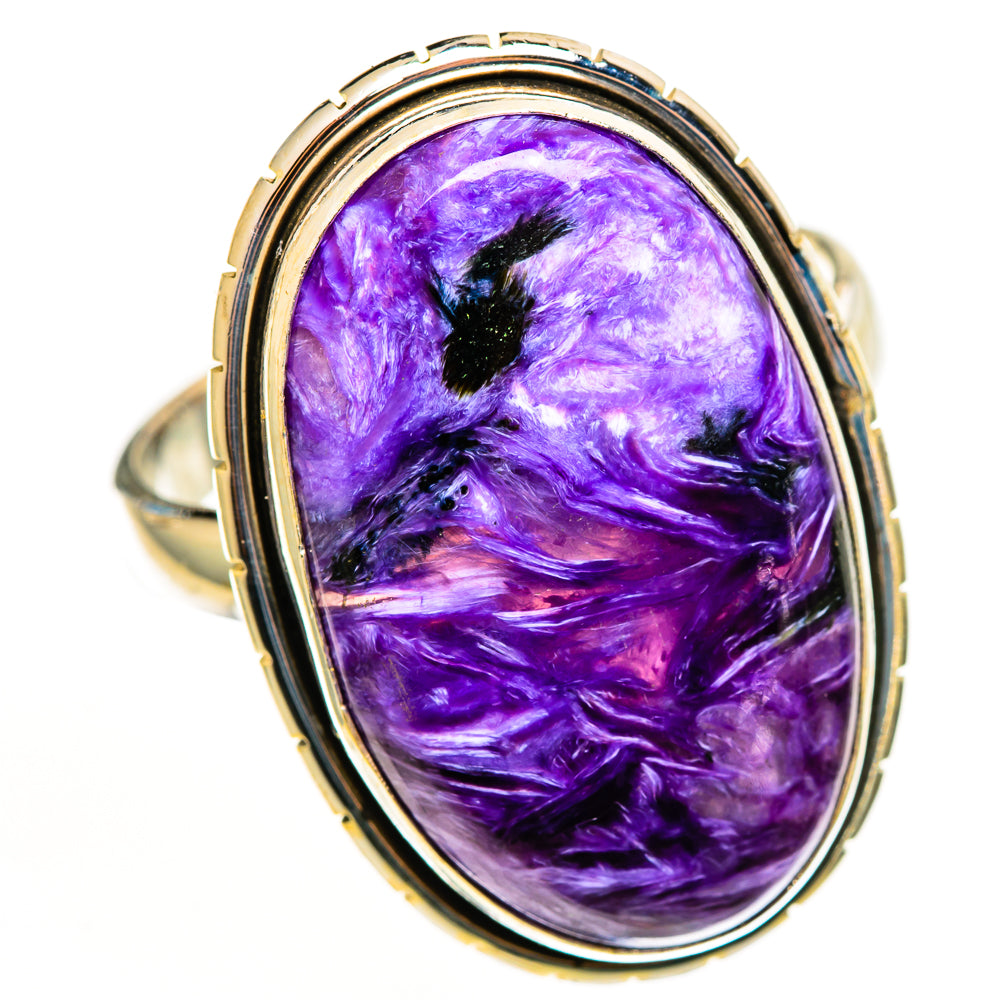 Charoite Rings handcrafted by Anasilvercos - RING113266 - Photo 2