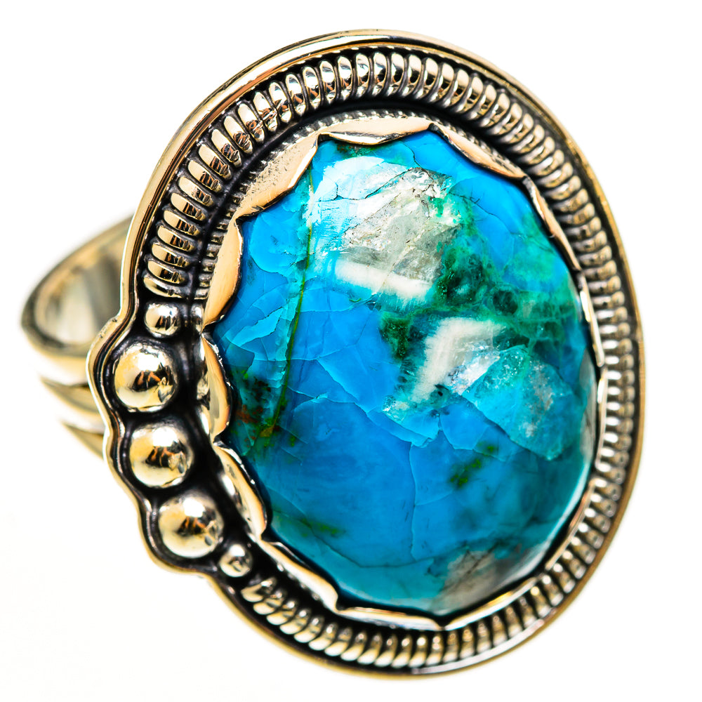 Chrysocolla Rings handcrafted by Anasilvercos - RING113277 - Photo 2