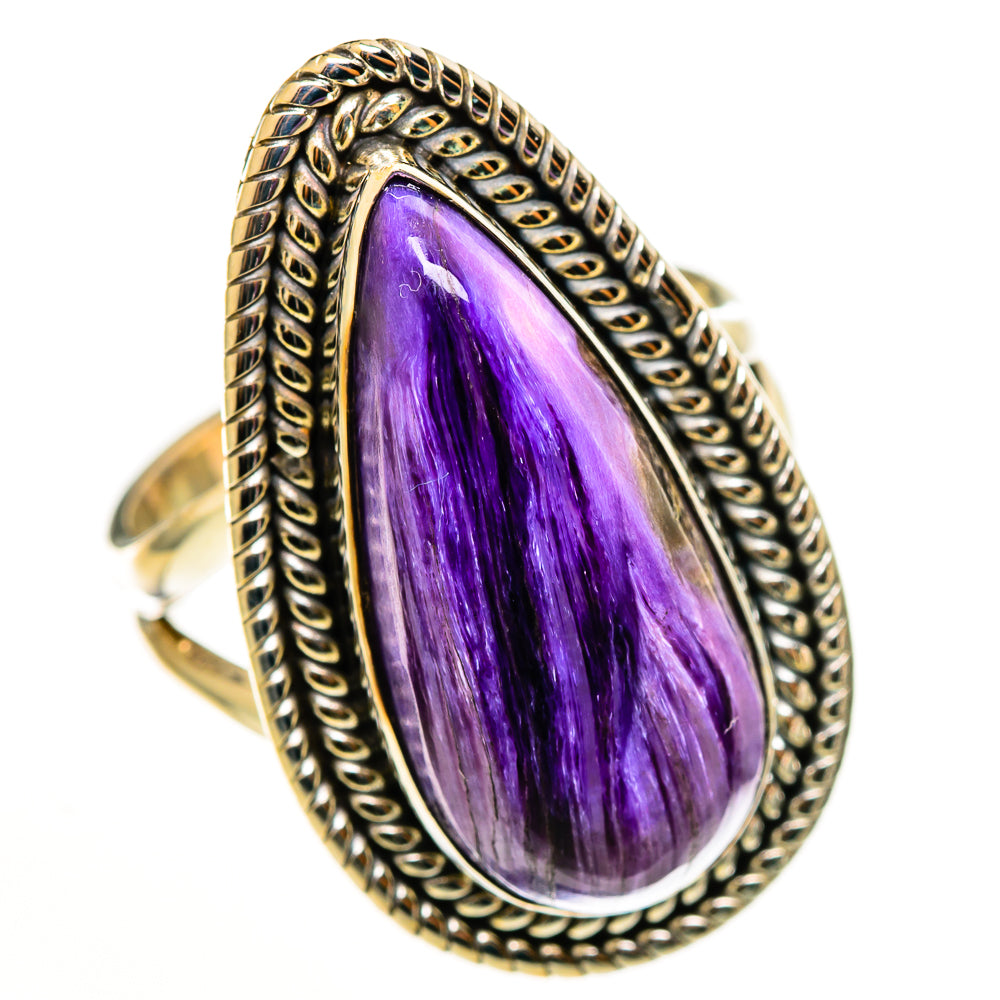 Charoite Rings handcrafted by Anasilvercos - RING113295 - Photo 2
