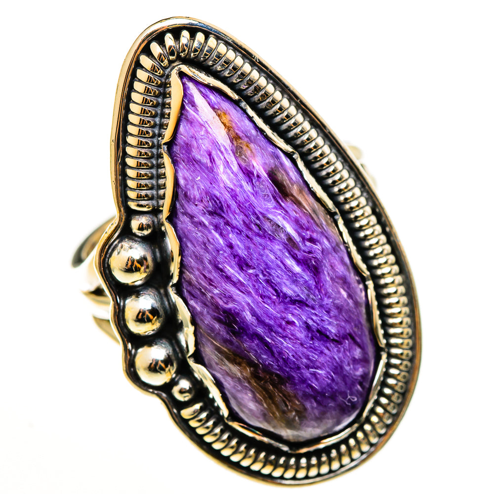Charoite Rings handcrafted by Anasilvercos - RING113337 - Photo 2