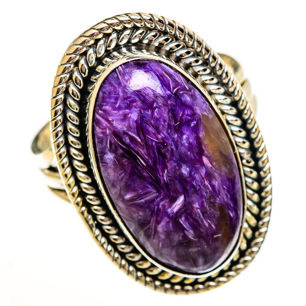 Charoite Rings handcrafted by Anasilvercos - RING113364 - Photo 2