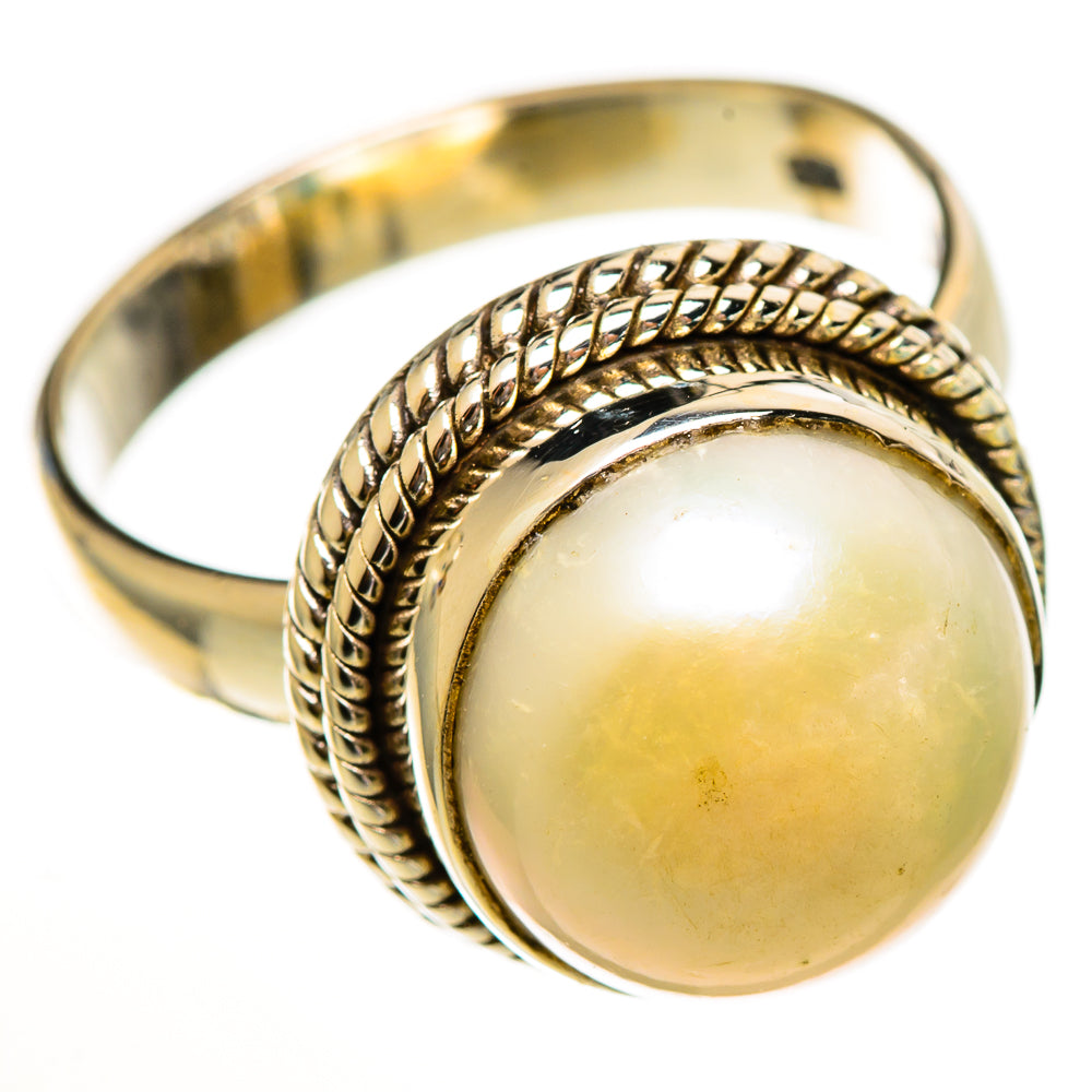 Cultured Pearl Rings handcrafted by Anasilvercos - RING113370 - Photo 2