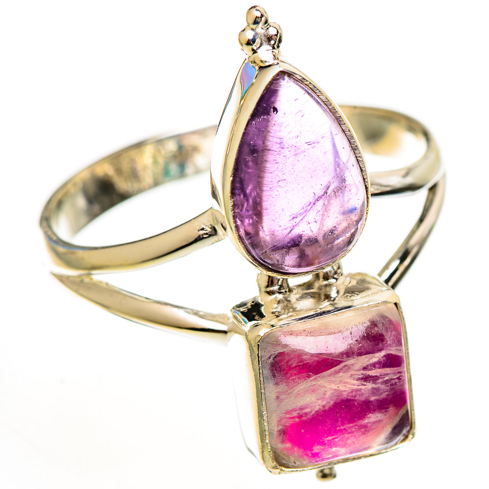 Pink Moonstone Rings handcrafted by Anasilvercos - RING113371 - Photo 2