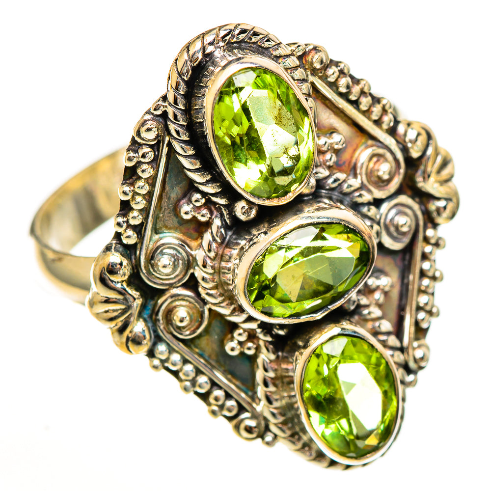 Peridot Rings handcrafted by Anasilvercos - RING113380 - Photo 2