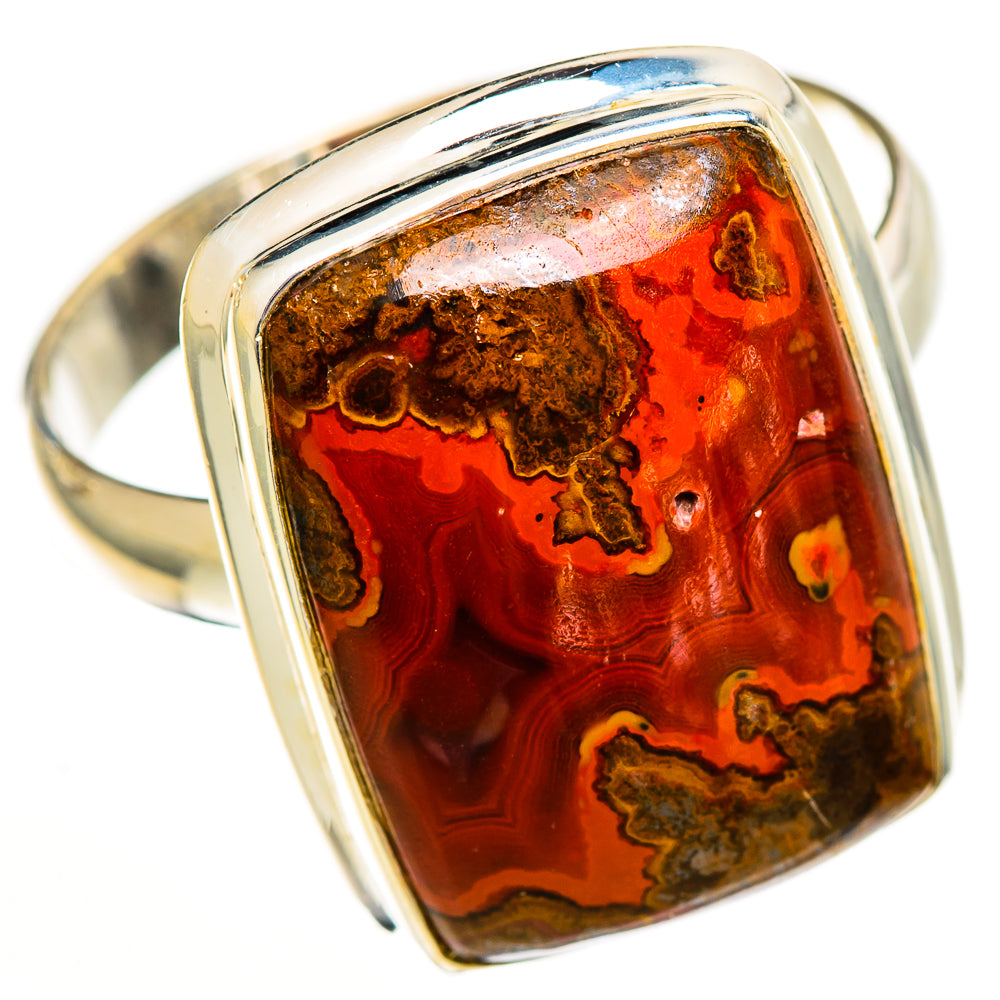 Moroccan Agate Rings handcrafted by Anasilvercos - RING113383 - Photo 2