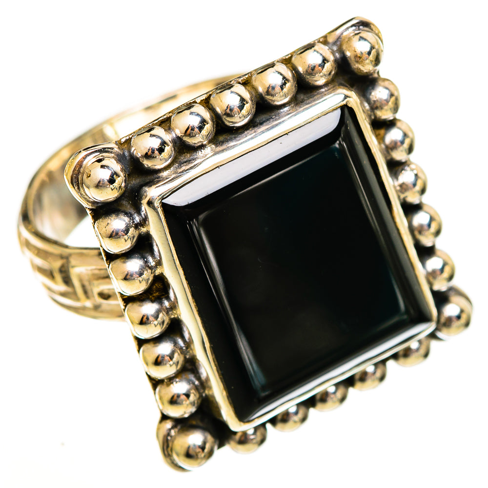 Black Onyx Rings handcrafted by Anasilvercos - RING113389 - Photo 2