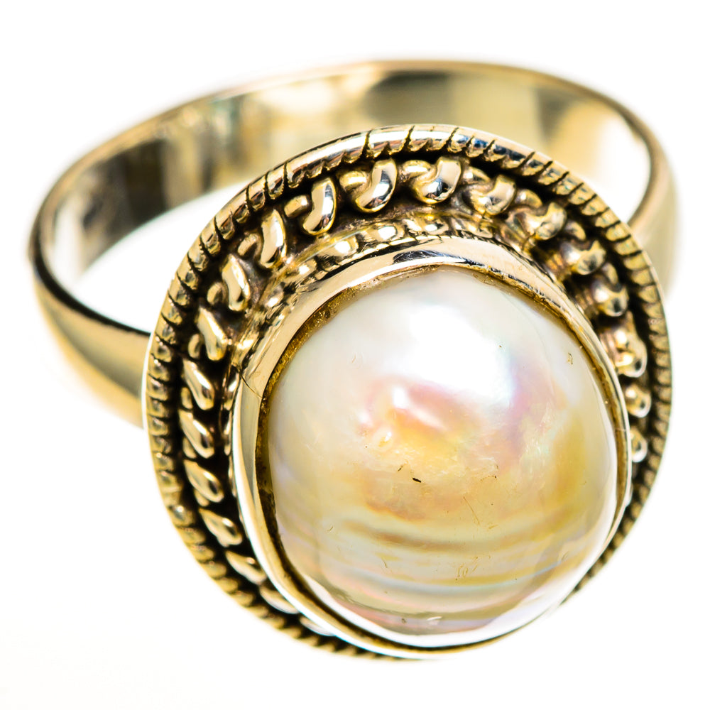 Mother Of Pearl Rings handcrafted by Anasilvercos - RING113440 - Photo 2